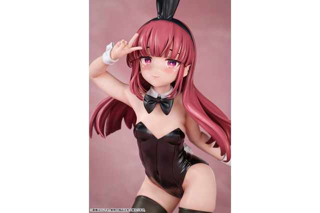 小ぶりな美乳とお尻、黒タイツの食い込んだ太ももにズキュン！オリジナルバニー「アカネ」フィギュア新登場 画像