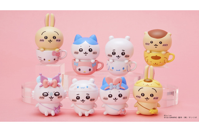 「ちいかわ×サンリオ」シナモロール、マイメロディとコラボ再び♪鎧さんが作った帽子をかぶって登場 画像