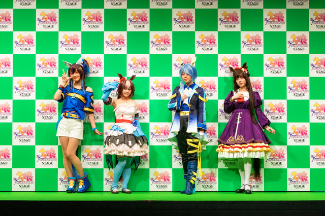 舞台「ウマ娘」ダイタクヘリオス役・山根綺らが勝負服で登壇！主題歌も初お披露目となった製作発表が開催 画像