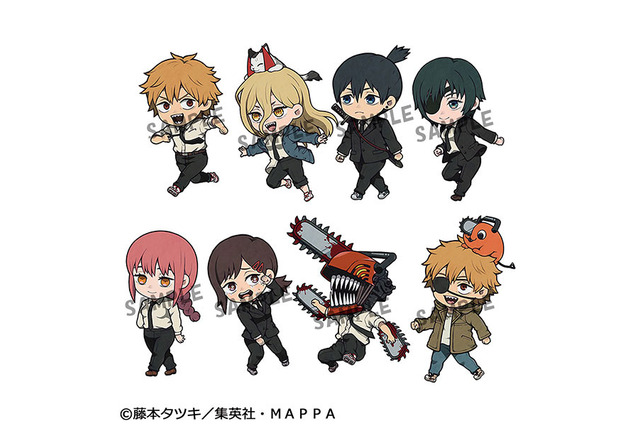 「チェンソーマン」コベニや姫野も登場！ デフォルメイラスト使用のラバストやアクスタが発売♪ 画像