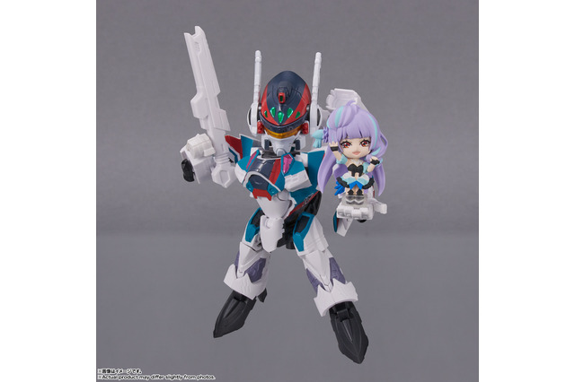「マクロスΔ」美雲とアラドのジークフリードが楽しくセッション♪ かわいいデフォルメフィギュアになって登場 画像