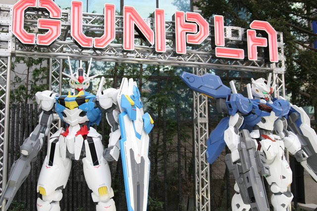 「ガンダム 水星の魔女」2mのエアリアル立像からカフェ、ジオラマ展示まで！  見どころ満載の「EXPO」レポ 画像