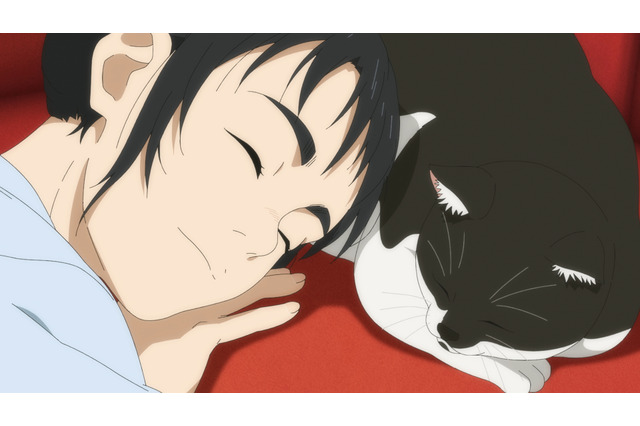 春アニメ「君は放課後インソムニア」丸太と伊咲の“秘密の場所”となった天文台　そこに1匹の野良猫が迷い込み…　第2話先行カット 画像