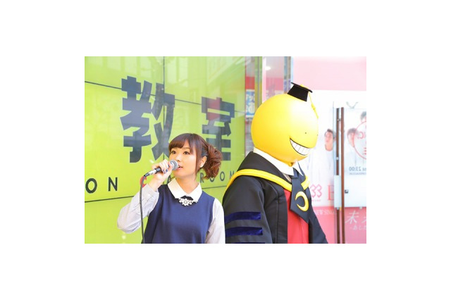 渕上舞も登壇、 殺せんせーが渋谷の街を練り歩いた「暗殺教室」イベント 画像