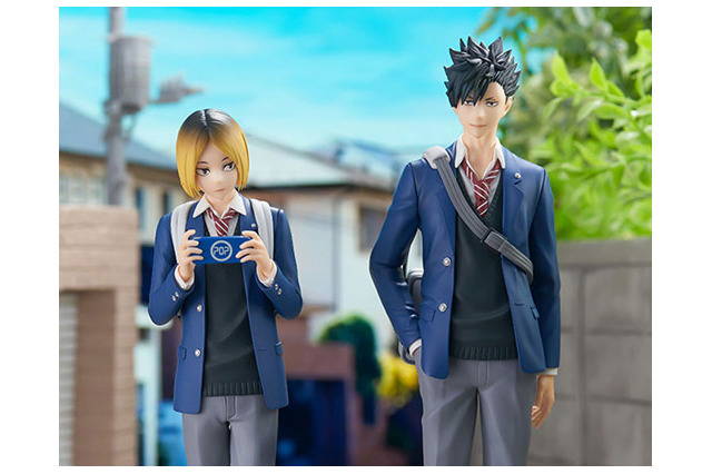 「ハイキュー!!」孤爪研磨＆黒尾鉄朗を“制服姿”でフィギュア化！ 2人並べて学校帰りの日常を再現♪ 画像