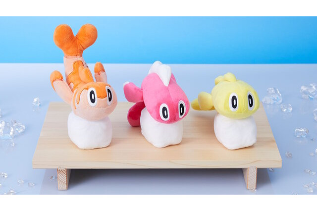 「ポケモン」3匹セットで揃えたい”シャリタツ”新作ぬいぐるみ登場！ニャローテ、アチゲータ、ウェルカモも同時発売 画像