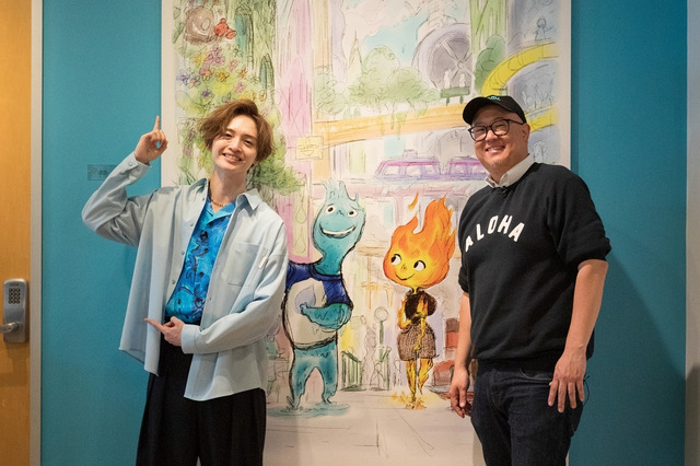 ディズニー＆ピクサー「マイ・エレメント」ウェイド役・玉森裕太がピクサーを訪問！“こんな経験できると思わなかった” スタジオ突撃レポ 画像