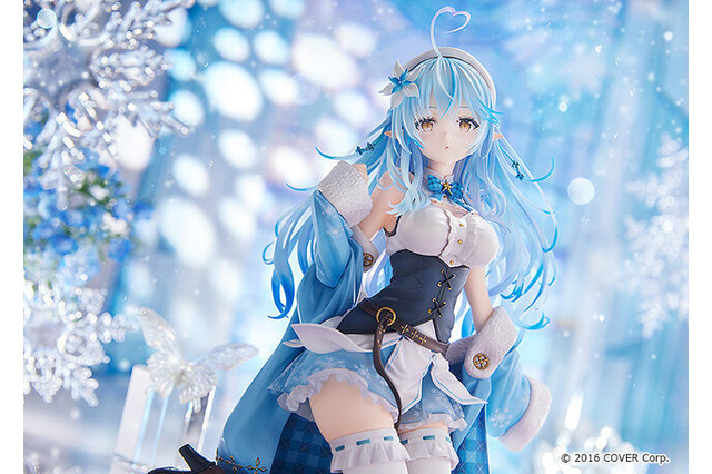 「ホロライブ」の人気VTuber「雪花ラミィ」フィギュアが予約受付開始！髪の毛の造形から透けた素材のスカートまで徹底再現 画像