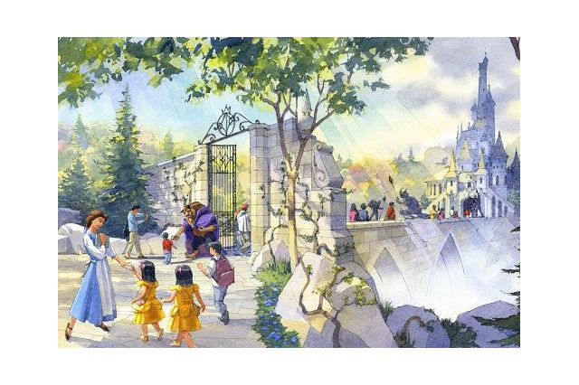 東京ディズニーリゾート開発構想で、「アナ雪」「美女と野獣」「アリス」の新エリアが誕生！ 画像