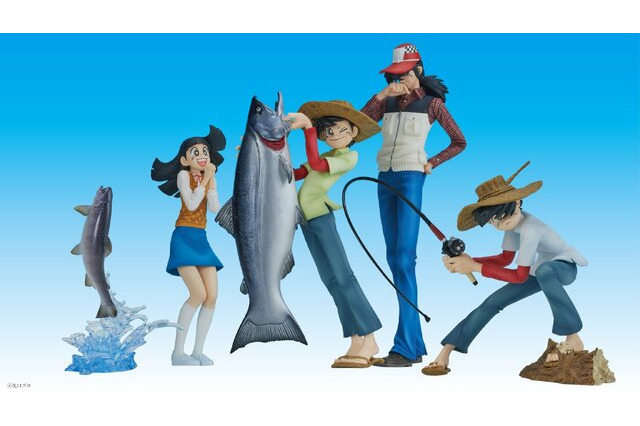 名作漫画「釣りキチ三平」より、「三平」「魚紳」「ユリッペ」が立体化！デジタル印刷技術により魚の色味まで超リアル 画像