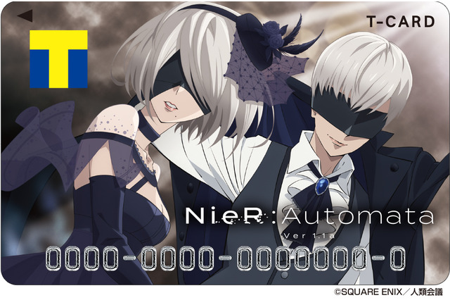 アニメ「NieR:Automata Ver1.1a」ドレスコードの2Bと9Sが描き下ろし！ Tカード＆グッズ登場 画像