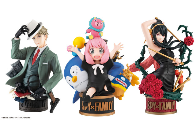 「SPY×FAMILY」 ロイド、アーニャ、ヨルの“スタチューフィギュア”登場！それぞれの個性が溢れる仕上がりに 画像