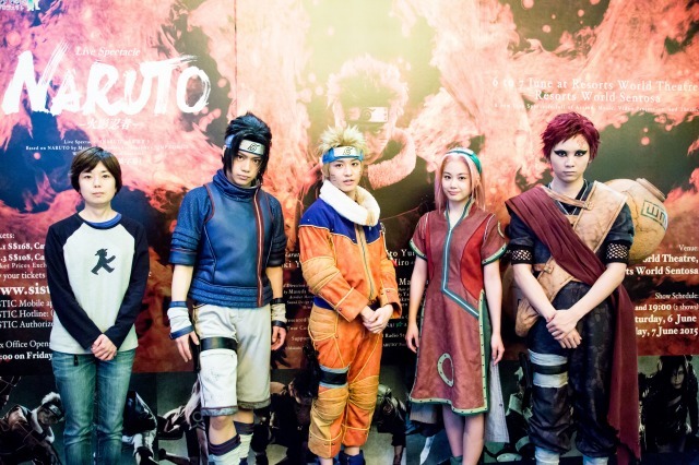 舞台「NARUTO-ナルト-」にアジアも大熱狂　シンガポール公演前に出演陣が会見　 画像