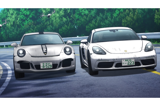 秋アニメ「MFゴースト」相葉のGT-Rvs坂本のアウディR8―繰り広げられる死闘！ 第6話先行カット 画像