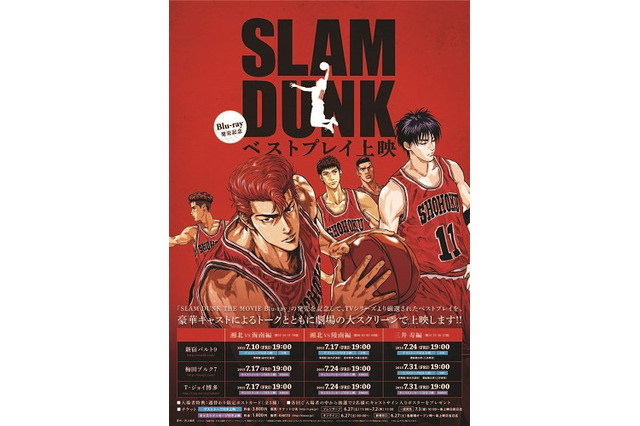 「SLAM DUNK ベストプレイ」を劇場上映　桜木花道から三井寿、メガネ君まで 画像