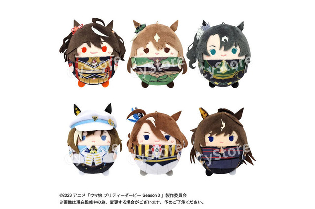 「ウマ娘」キタサンブラック、サトノダイヤモンドが丸くてかわいい「ふわコロりん」に！ 6個入りBOXが予約受付中 画像