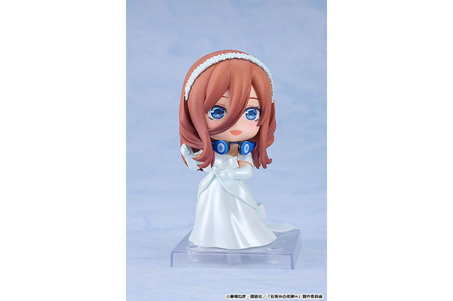 「五等分の花嫁」“ぷくー顔”も可愛い♪ 三玖がウエディングドレス姿でデフォルメ可動フィギュア「ねんどろいど」化 画像