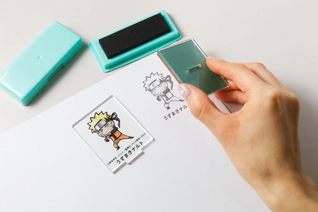 「NARUTO」“アクスタ×はんこ”の新感覚グッズ登場！ ナルト、サスケ、サクラ、カカシ、九喇嘛のデフォルメデザイン5種 画像