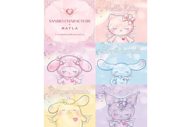 「サンリオキャラクターズ」シナモンやクロミちゃんたちを“クリオネ”イメージで描き起こし♪ 幻想的なヒールサンダル登場 画像