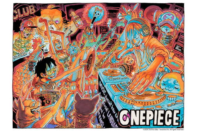 「ワンピース」扉絵の“CLUB”シーンからエースを助けに来た“白ひげ”まで！新作マンガアート登場 画像