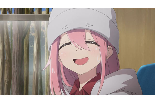 春アニメ「ゆるキャン△ SEASON3」なでしこは鉄道一人旅を満喫♪ リンと綾乃が到着するまで時間があって…第4話先行カット 画像