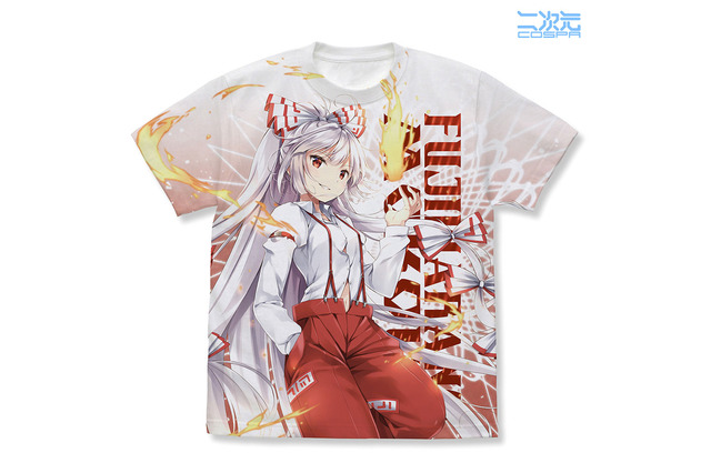 「東方Project」妹紅、鈴仙、さとりたちのフルグラフィックTシャツが登場！ 「東方永夜抄20thカフェ」で先行販売 画像