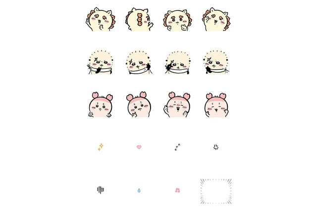 “ちいかわ”は涙を流してダブルピース！ 表情豊かなLINEスタンプが新登場―アレンジ機能にも使えるエフェクトパーツも 画像