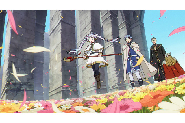 「葬送のフリーレン」“花畑を出す魔法”がフラワーギフトカードに♪ フリーレンやヒンメルなど勇者一行の場面写カード付き 画像