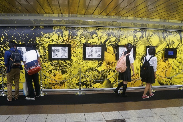 「テラフォーマーズ」新作エピソード第0話　新宿駅で生原稿＆等身大で公開 画像