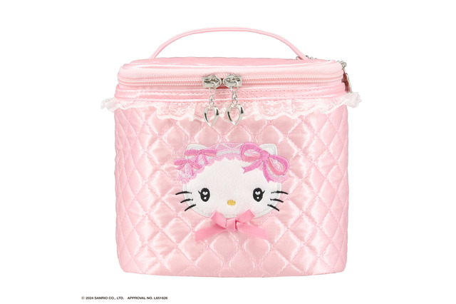 「ハローキティ」ピンクキルト雑貨が姫かわいい～♪限定描き起こしイラストをデザイン 画像