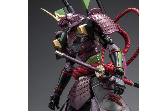 「エヴァ」初号機が“鎧武者”になって出陣！アクションフィギュア登場「アフロサムライ」岡崎能士のアレンジ 画像