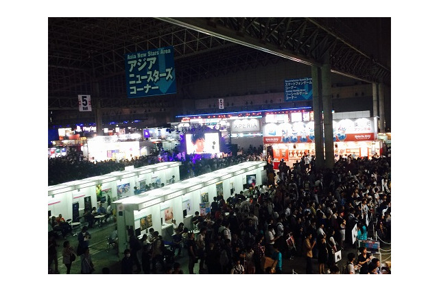 東京ゲームショウ2015ビジネスデイに来場者58,615人前年比3.8％増 画像