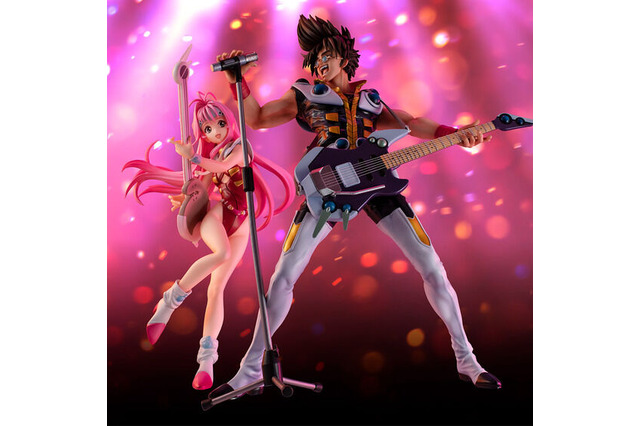 「マクロス7」Fire Bomberのライブシーンを手元で再現！ バサラ＆ミレーヌのフィギュアがセットで販売 画像