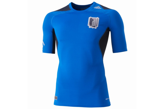 調査兵団エンブレムも!　「進撃の巨人」のトレーニングウェアがアディダスから登場 画像