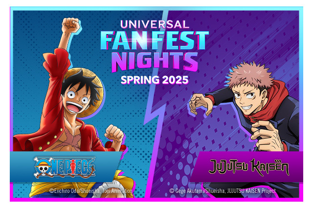 「ワンピース」＆「呪術廻戦」USJ発のリアル体験がアメリカ上陸へ！ 25年春の期間限定イベントでデビュー 画像