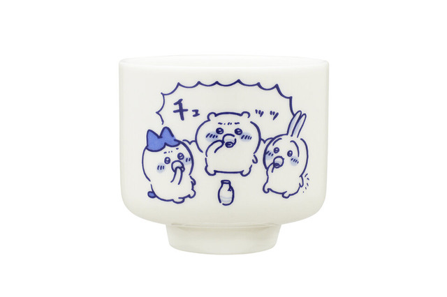 陶器製で本格的な「ちいかわ おちょこ」が再販！「ハーッ」や「チュッッ」など、どれも可愛いデザインの全6種 画像
