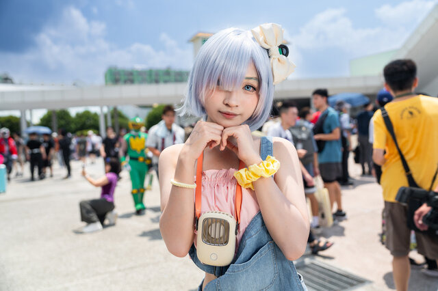 【コスプレ】台湾の女子高生がオーバーオールを着用！ 「リゼロ」レムがあざと可愛いすぎ【写真5枚】 画像