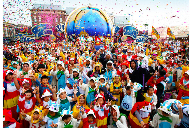 ユニバーサルスタジオジャパンで約1,700人の「妖怪ウォッチ」仮装ゲストが大熱狂 画像