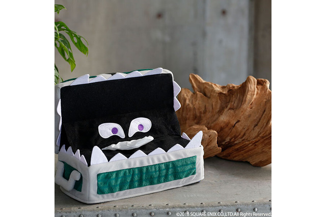 “なんと！ 宝箱は「ミミック」のティッシュカバーだった！ ”「ドラクエ」より「スライム」のぬいぐるみなど6商品の再受注分が発売 画像