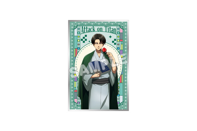 「進撃の巨人」エレンやリヴァイが浴衣姿で縁日へ♪ 描きおろしイラストグッズが登場 画像