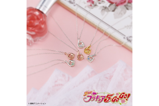 「Yes！プリキュア5GoGo！」キュアドリームたちが“ジュエリー”で集結！ 「THE KISS」コラボアクセ登場♪ 画像