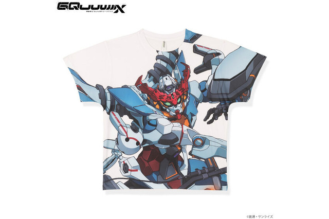 ガンダム「GQuuuuuuX」謎の最新鋭モビルスーツを堂々デザイン！ 大胆なTシャツやロゴアクスタなど登場♪ 画像