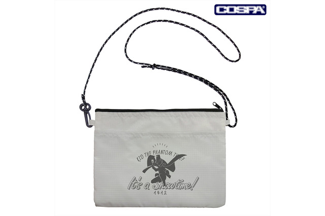 「名探偵コナン」怪盗キッドのシルエットがおしゃれ♪ アウトドアにピッタリ！ テントクロスサコッシュ予約受付中 画像