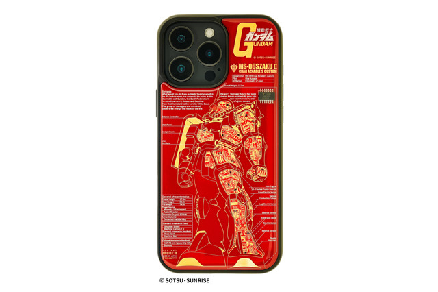 「ガンダム」“見せてもらおうか、基板アートとやらを” シャア専用ザクのモノアイも光る♪ サザビーなどMSデザインiPhoneケース登場 画像