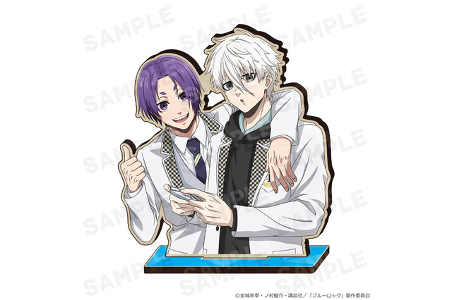 「ブルーロック」潔＆凛、凪＆玲王…仲良し（!?）コンビが2ショット♪ アクスタならぬ“木製スタンド”などグッズ登場！ 画像