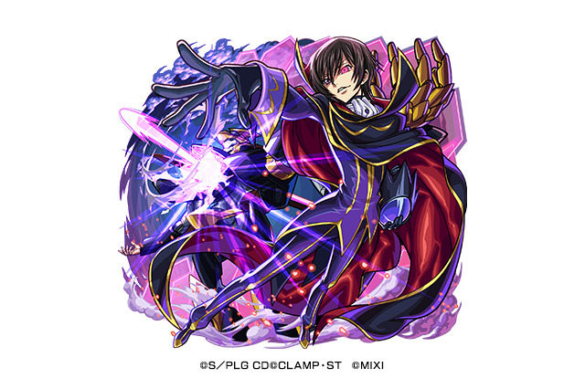 「コードギアス」“生きろ！”スザクはギアス発動状態!! ルルーシュ率いる黒の騎士団も集結♪ 「モンスト」初コラボ開催 画像
