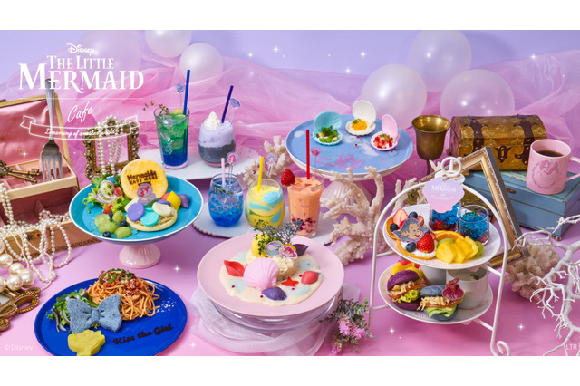 「リトル・マーメイド」アリエル、フランダー＆セバスチャンと海のティーパーティーしよ♪ 新生「OH MY CAFE」リニューアルオープン 画像