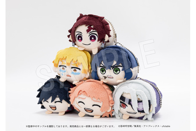 「鬼滅の刃」ころっと丸い炭治郎、善逸たちがキュート♪ もちころりん、ぺたん娘シリーズに新作登場 画像