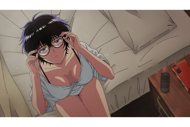 春アニメ「九龍ジェネリックロマンス」令子（CV.白石晴香）は先輩の工藤（CV.杉田智和）に街へ連れ出されて…？第1話先行カット 画像