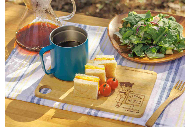 安室透お手製サンドイッチを食べてる気分♪「名探偵コナン」“喫茶ポアロ”カッティングボードが付録に　「BE-PAL5月号」 画像